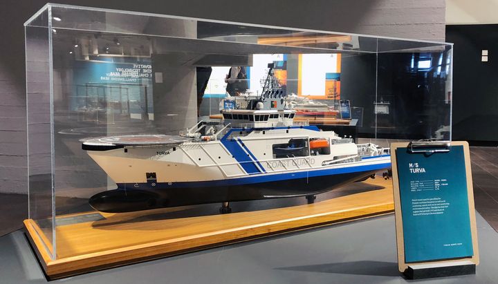 2014 valmistunutta M/S Turvaa käytetään muun muassa Suomen merialueiden vartioinnissa. Kuva: Inka Valkeapää.