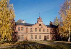 Verla pappfabrik. Foto: Martti Jokinen, Byggnadshistoriska samlingarna, Museiverket.