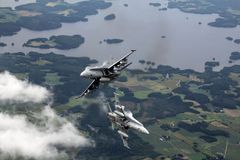 FA-18 Hornet. Kuva: Ilmavoimat / Derek Bower