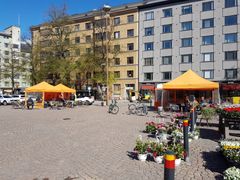 Töölöntori toukokuussa 2019. Kuva: Anni Vuorikari