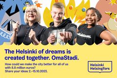The next round of OmaStadi participatory budgeting will open on Monday, 2 October. (Photo: City of Helsinki)