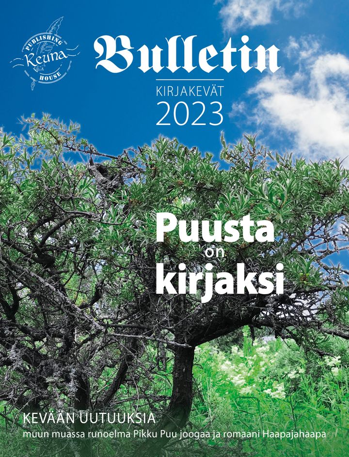 Reunan kevään 2023 tuotanto pitää sisällään romaaneja, runoja, novelleja, lasten- ja nuortenkirjoja sekä mielenkiintoisia tietokirjoja.