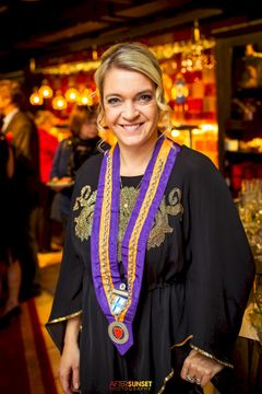 Saludin emäntä Hanna Niemi hyväksyttiin joulukuussa 2013 Chaîne des Rôtisseurs -järjestön jäseneksi. Kuva: Jonathan Melartin