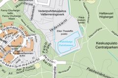 Uudet kadut kartalla.