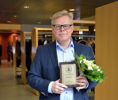 Cadmatic Oy:n toimitusjohtaja Jukka Rantala vastaanotti palkinnon tänään Turun kauppakamarin järjestämässä TEEMA2020-seminaarissa.