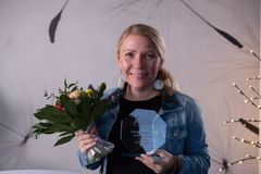 Liselott Lindström fick hedersomnämnande. Foto Esa Salminen / Vikes