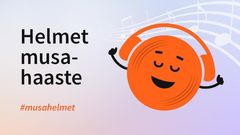 Helmet-musahaaste. Tunnuskuva: Marja Hautala
