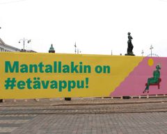 Mantallakin oli #etävappu. Kuva: Johanna Paganus