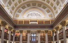 Kansalliskirjaston Kupolisali. Kuva: Sami Perttilä © Kansalliskirjasto