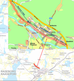 Billnäsin kylätie valmistuu elokuussa 2023.