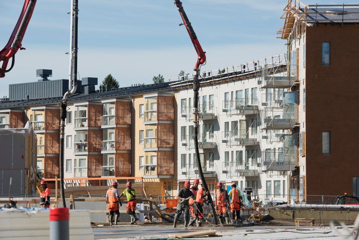 Yksi vilkkaan asuntorakentamisen alueista on Kuninkaantammi. Kuva: Susa Junnola.