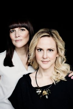 Åsa Träff ja Camilla Grebe (kuva: Lars Trangius)
