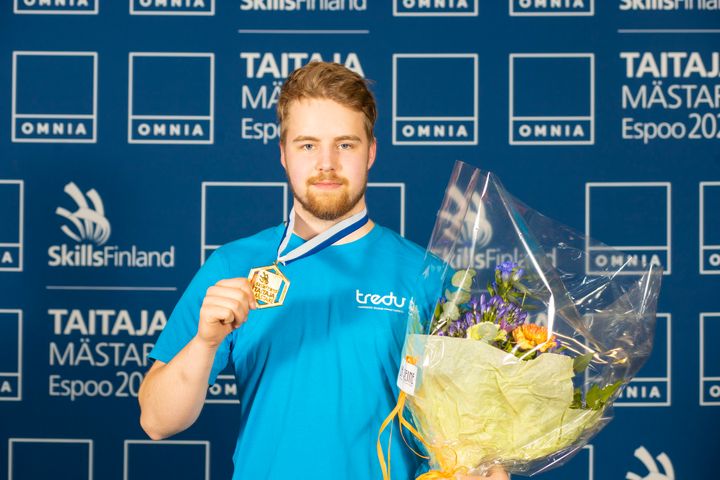 Viljami Turve on Taitajien Taitaja 2023. Kuva: Skills Finland / Olavi Toivanen (Omnia).
