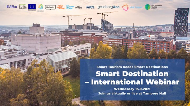 Smart Destination webinar event on Wednesday September 15, 2021.