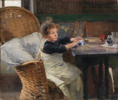 Helene Schjerfbeck: The Convalescent (1888). Finnish National Gallery/Ateneum Art Museum. Photo: Finnish National Gallery/Yehia Eweis.