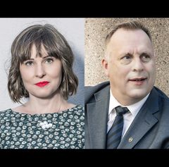 Johtava veroasiantuntija Emmiliina Kujanpää ja oikeustieteen professori Juha Raitio ovat kirjoittaneet EVA Analyysin Hiekkaa rattaissa. Kuva: Karoliina Paavilainen / EVA
