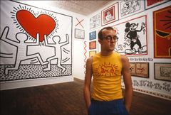 Keith Haring, kuvaaja Allan Tannenbaum