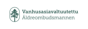Vanhusasiavaltuutettu/ Äldreombudsmannen-logo