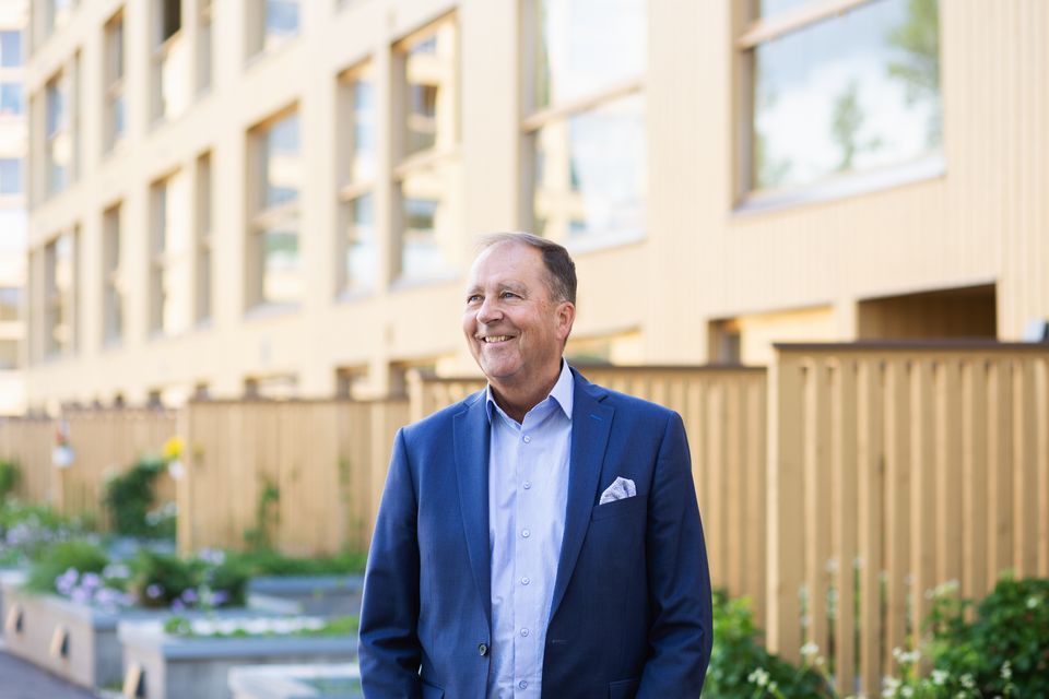 Asuntosäätiö-konsernin toimitusjohtaja Esa Kankainen