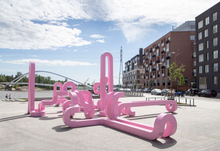 Jacob Dahlgren: Early One Morning, Eternity Sculpture, 2019. Photo: HAM/Maija Toivanen.