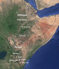 ESSA hanke toimii Kenian ja Etiopian karjatalousalueilla, jossa sijaitsee myös Helsingin yliopiston Taita tutkimusasema.