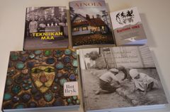 Vuoden museojulkaisu -finalistit: Tekniikan maa, Ainola, Nautinnon nälkä, Rut Bryk – Elämän taide ja Julkinen ja kätketty Suomi