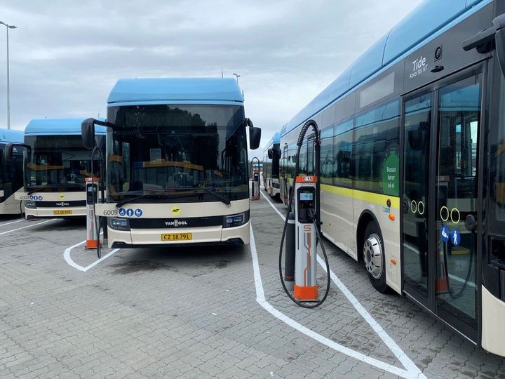 Kempower has supplied over 100 of its Kempower Satellite chargers at the bus depot in Aalborg, Denmark.