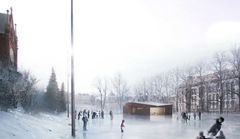 Johanneksenpuiston huoltorakennuksen alustava suunnitelma, Huttunen-Lipasti Arkkitehdit