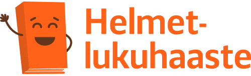 Helmet-lukuhaasteen logo Marja Hautala / Muuks Creative