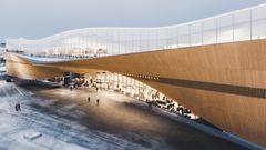 Odes vackra arkitektur har väckt förtjusning och bibliotekets estimerade besökarantal har också överskridits med råge. Tremiljonstrecket nås sannolikt runt ettårsdagen. Bild: Kuvatoimisto Kuvio Oy