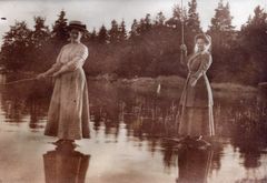 Työpaja liittyy Huvilaelämää-näyttelyyn, joka on esillä Pohjanmaan museossa 29.8. saakka. Kuva: Kristiinankaupungin museot
