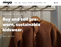 Kuvakaappaus Ninyesin etusivulta: www.ninyes.com.