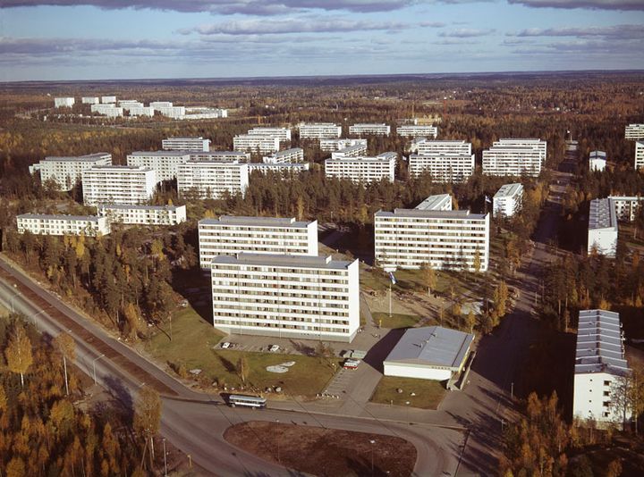 Myllypuro. Kuva: Helsingin kaupunginmuseo, SKY-FOTO Möller, CC BY 4.