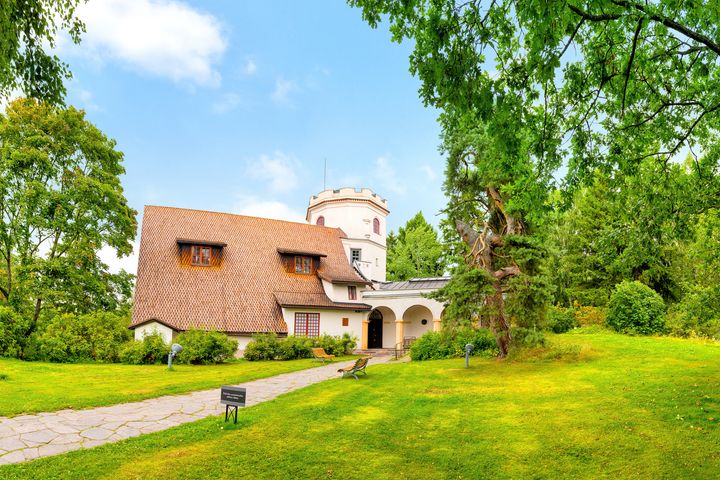 Kuvassa Gallen-Kallelan museo, joka sijaitsee Espoossa.