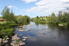 Lappfjärds å vid Perusvägen.