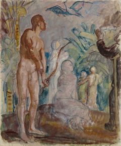 Magnus Enckell: Bird of Paradise, sketch (1925). Finnish National Gallery / Ateneum Art Museum. Photo: Finnish National Gallery / Kirsi Halkola.