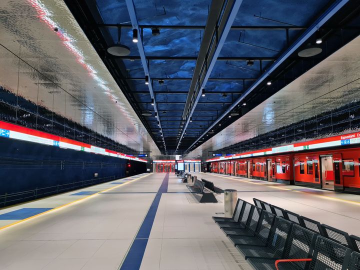The extension from Matinkylä to Kivenlahti includes five new stations. The photo is from Espoonlahti. Photo: City of Espoo