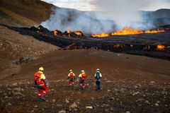 Eruption site, 2022 volcano. Photo by Chris Burkard.