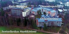 Munkkiniemen seniorikeskuksessa on yhteensä kolme palvelutaloa, joista Saga Dosentinlinna on uusin.