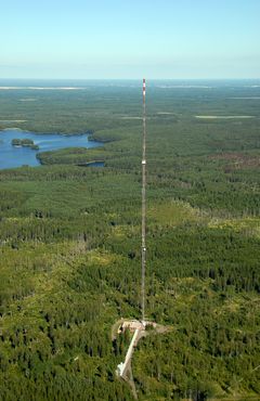 Eurajoen radio- ja tv-asema. Kuva: Helifoto