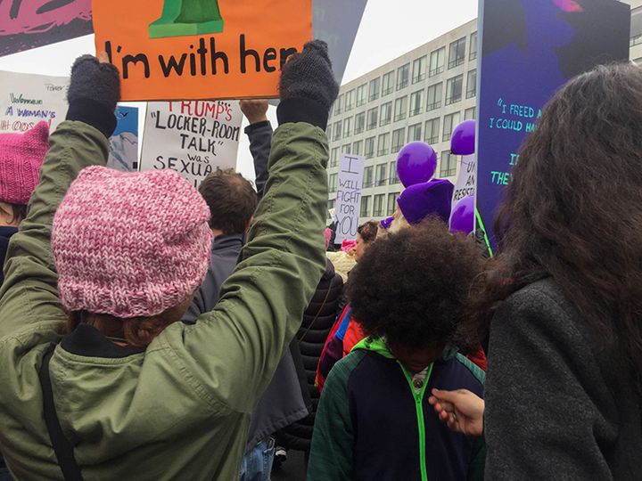 Naiset vastustavat oikeistopopulismia Washingtonissa. (Mostphotos)