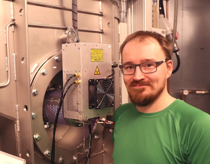 Väitöstutkija Jarno Reuna. Kuva: Antti Tukiainen
