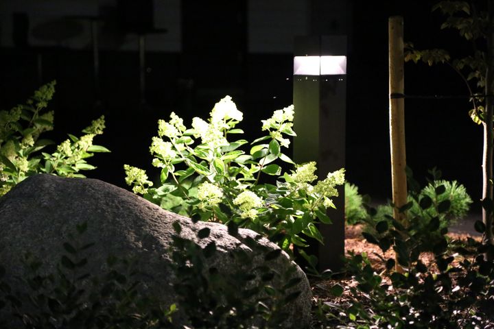 Pihan valaistuksen luonne on muuttunut. Pelkän valaisemisen sijaan valolla pyritään samalla korostamaan esimerkiksi pihan kasveja tai näyttäviä yksityiskohtia.