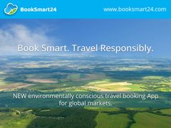 The new environmentally friendly travel booking app for global markets. BookSmart. Travel Responsibly.