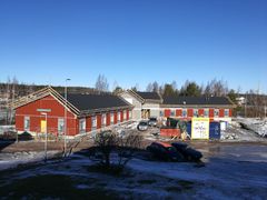 Porvoon uusi hoivakoti harjakorkeudessa. Kuva on vapaasti toimitusten käytettävissä.