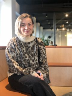 Liza Babina löysi HiQn, Startup  Refugeesin ja Commun työpajasta verkostoja ja tietoa suomalaisesta IT -alasta.