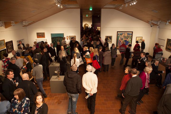 The touring Stories of Finnish Art exhibition at the Rovaniemi Art Museum. Photo: Finnish National Gallery / Pirje Mykkänen.