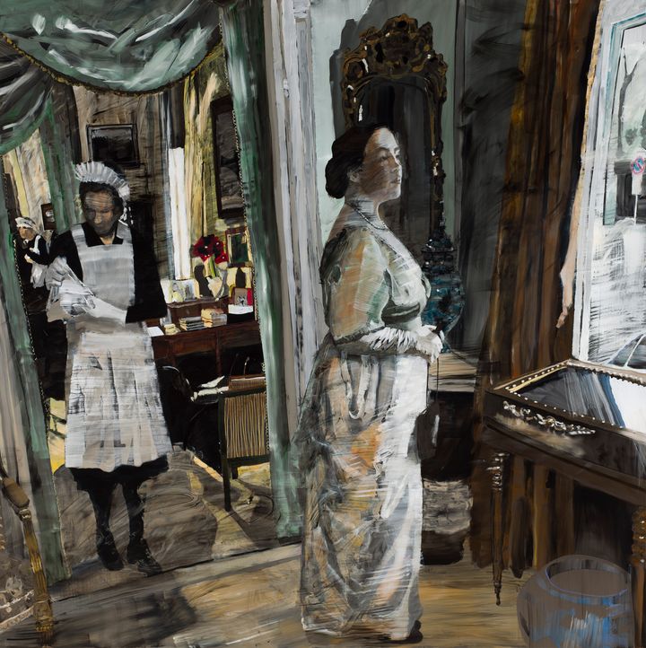 Erika Adamsson: Pale Green Taffeta, 2019. Saastamoisen säätiön taidekokoelma EMMA – Espoon modernin taiteen museo. Kuva Paula Virta, EMMA.
