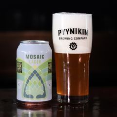 Pyynikin Brewing Companyn Mosaic Lager palkittiin vuonna 2017 World Beer Awards -kilpailussa maailman parhaana Seasonal Lagerina.
