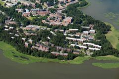 Ilmakuvasovitus.Ark-House Arkkitehdit Oy.